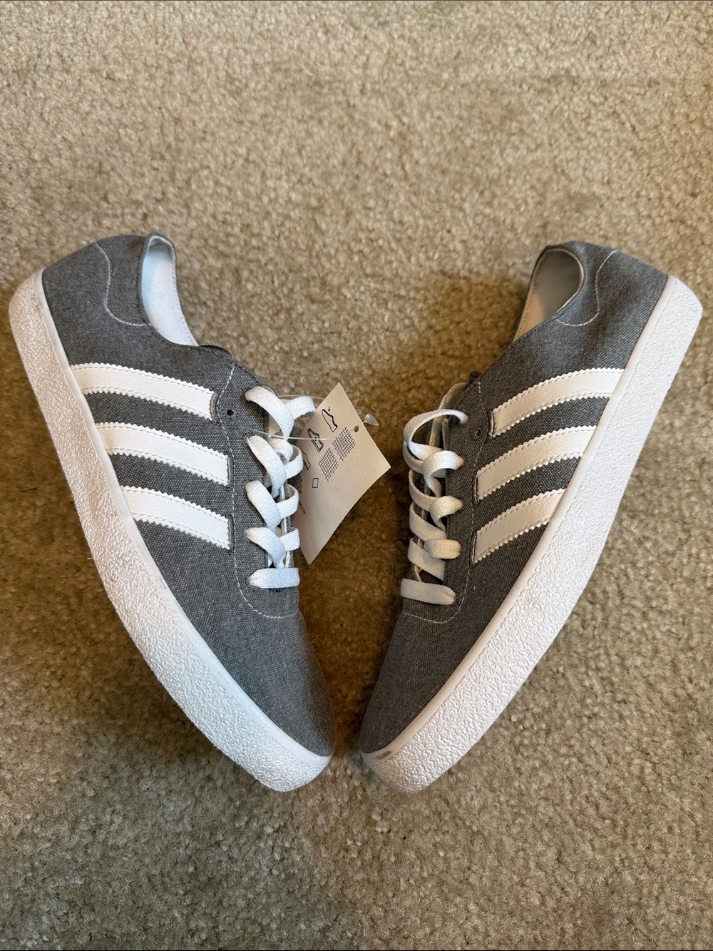 Adidas Adi-Ease Surf G65551 Grey/White Men’s Size 8 Brand New